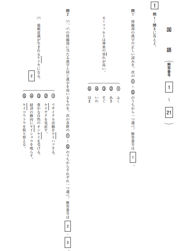 高認対策】国語の傾向と勉強方法を詳しく解説！ – 受験情報ブログ